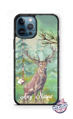 Buck Deer In Forest Fall Harvest Season Phone Case For iPhone 13 Samsung Google
