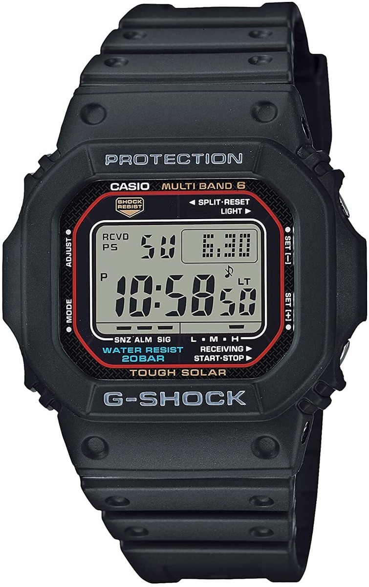 Casio G-SHOCK 5600SERIES Men's Waterproof Solar Black gw-m5610u-1