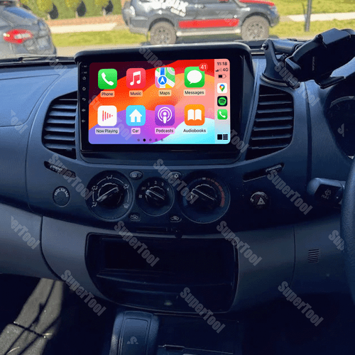32G Android 13 Carplay Head Unit GPS BT FM For Mitsubishi Triton ML,MN 2006-2015 - Picture 3 of 17