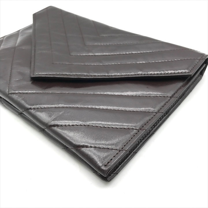 SAINT LAURENT YSL Pochette borsa borsetta pelle nera