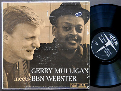 GERRY MULLIGAN Meets BEN WEBSTER LP VERVE RECORDS MG V-8343
