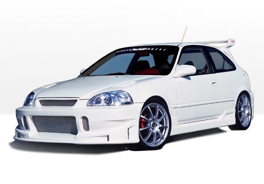 TUNER TYPE I 4PC COMPLETE KIT FOR 1996-1998 Honda Civic HB | eBay