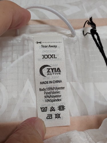 NUEVO CON ETIQUETAS ZYIA Active Breeze Chaqueta Cortavientos Talla 3XL Semi Transparente Ligera Caminar - Imagen 18 de 22