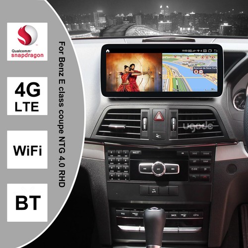 Android13 Screen Apple Carplay GPS Mercedes E coupe C207 A207 NTG4.0 10.25" 128G - Picture 2 of 8