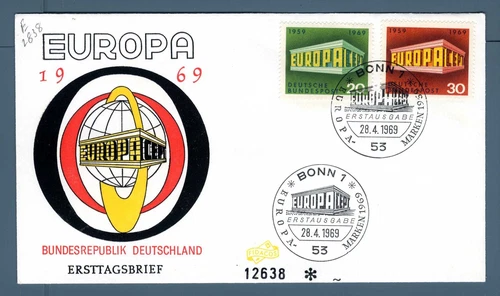 GERMANY REP. FED. - 1969 - FDC - EUROPE. E2838