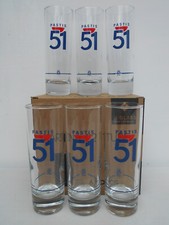 Service de 6 verres tubes PASTIS 51