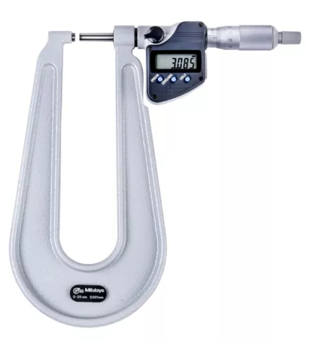 MITUTOYO DIGIMATIC SHEET METAL MICROMETER (0～25mm) PMU150-25MX (389-251-30) JP