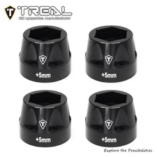 Treal Axial SCX6 +5mm  Wheel Hex Hub Extended Wheel Adapter Extension Set