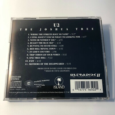 U2/ザ・ヨシュア・トゥリー［MFSL ゴールドディスク］輸入盤国内仕様 U2 - The Joshua Tree - Amazon.com Music