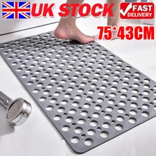 Shower Mats Non Slip Anti Mould Rubber Anti Slip Bath Mat with Drain Holes Mat