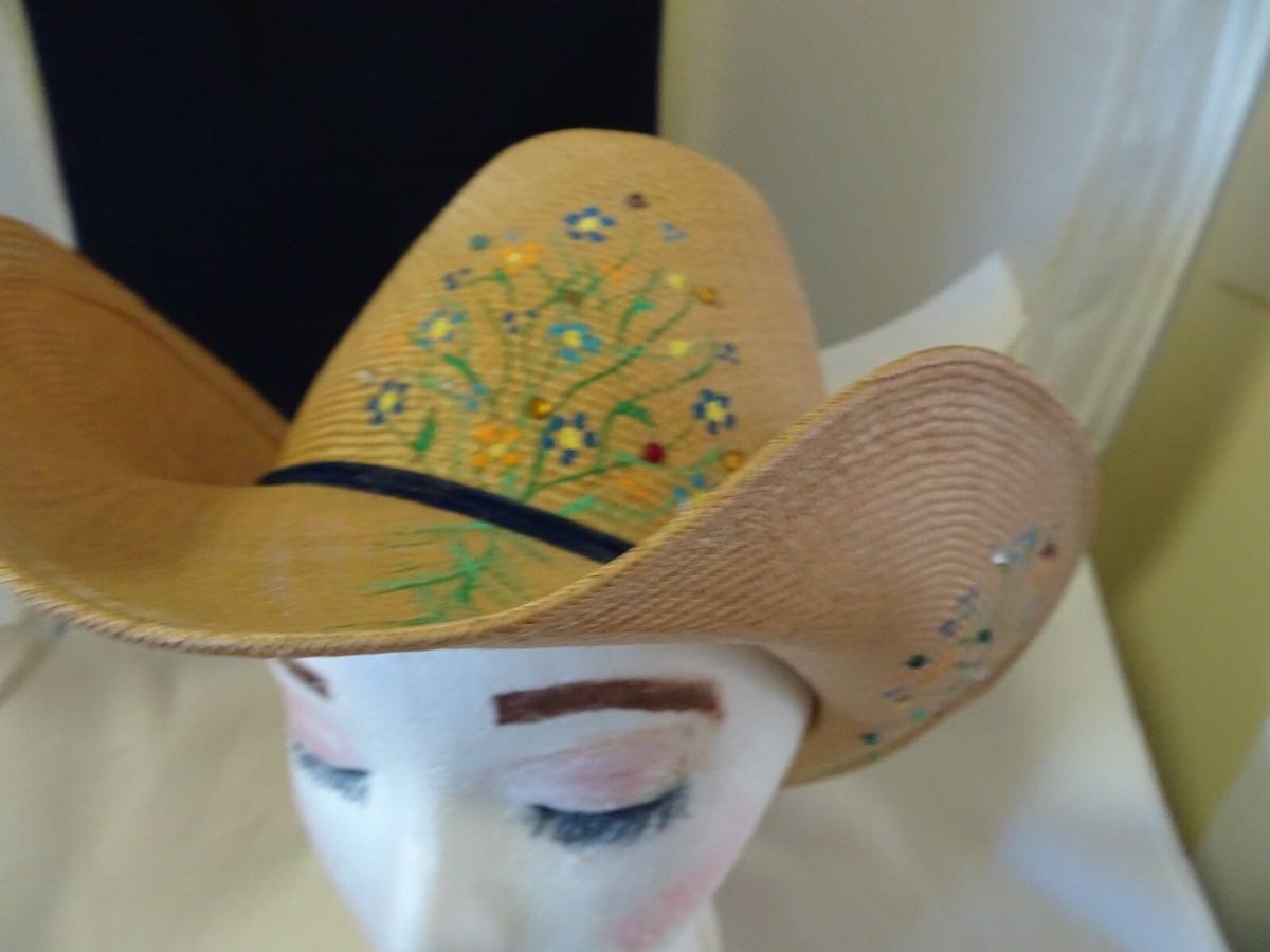 woman\'s gently used  Vintage hat Size M Blue Original Vintage Hats for Women for sale | eBay main image 2