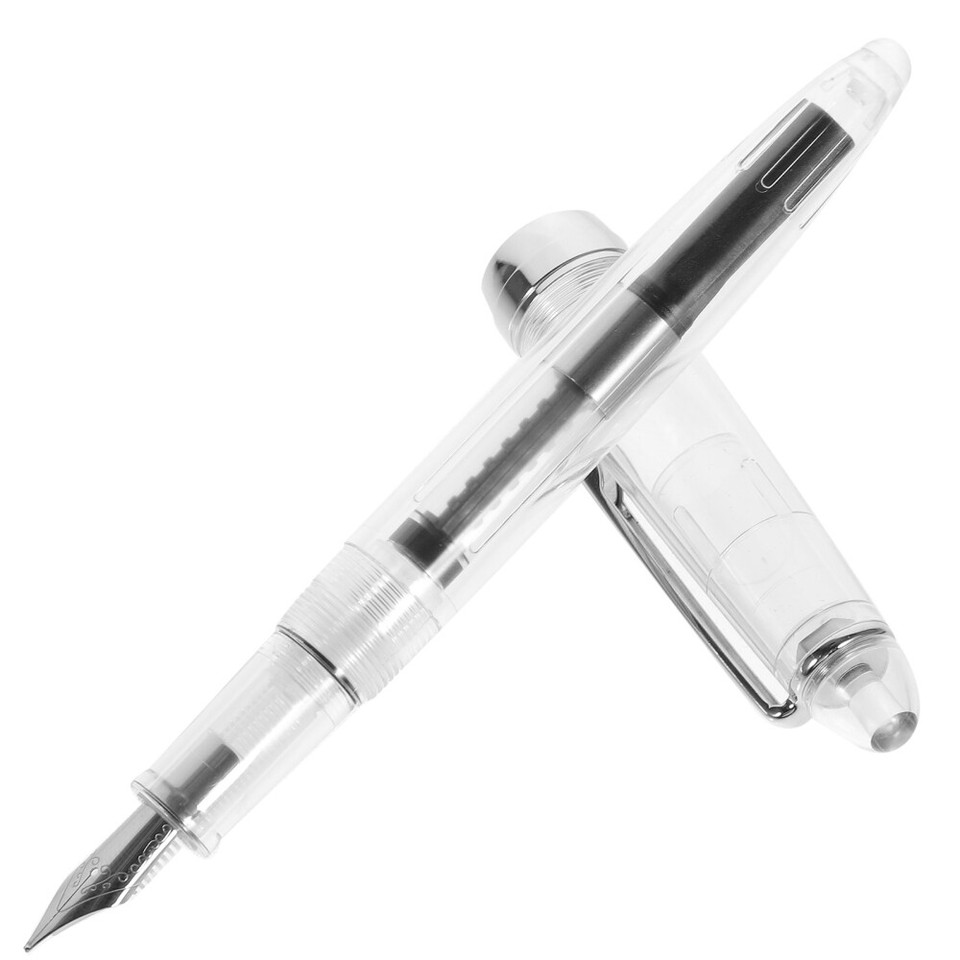 Cléopâtre Füllfederhalter Set – 5 Edelstahl-Federn, Für Kalligraphie & Zeichnen, Inkl. Holzgriff