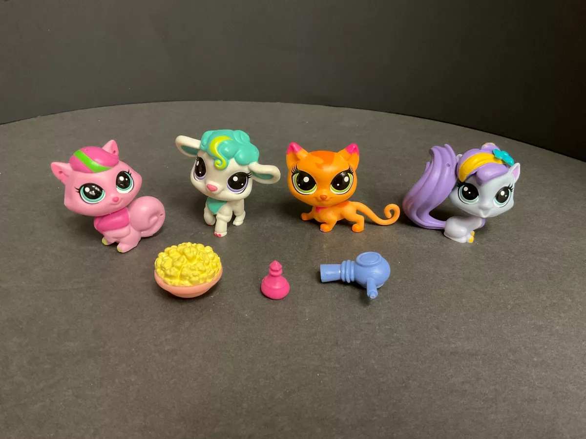 Littlest Pet Shop LPS Slumber Party Fun TARGET EXCLUSIVE Lot 4 Figures