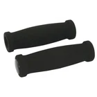FOAM MOTORCYCLE HANDLEBAR GRIPS COMFY FOAM BLACK