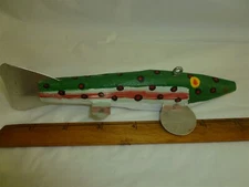  7-1/4 Inch Wood Jim Dorrance 2006 Ice Decoy Detroit Lakes, MN  Lot S-699