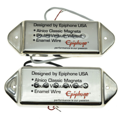 Electric Guitar Pickups P90 Dogear Neck/Bridge Pickups for Epiphone Nickel/Gold