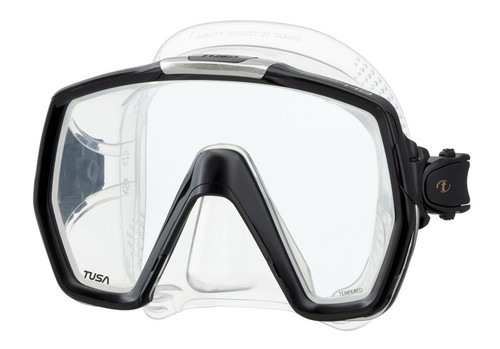 Tusa Freedom HD Mask Scuba Diving FreeDiving Snorkeling Black M-1001-BK - 第 2/4 張圖片