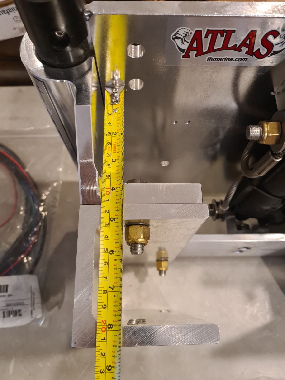 TH Marine ATLAS 8" Set Back Hydraulic Jack Plate eBay