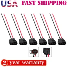 Pack of 6 Pcs Ignition Coil Connector Plug Harness Pigtail Wire For Kia Toyota