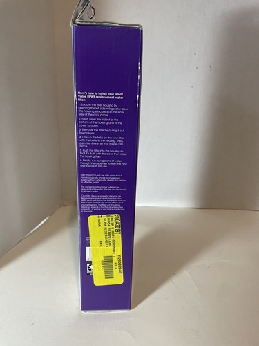 Great Value Refrigerator Water Filter Replaces GE Model RPWF 6months 300 gallons - Picture 2 of 6