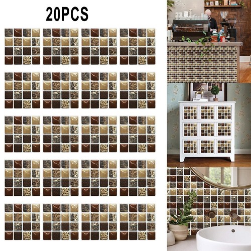 Self adhesive Wall Tiles Set of 20 for Quick and Effortless ...