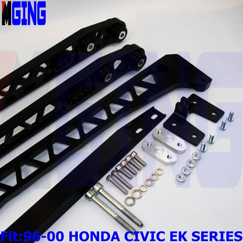 F7 Billet Rear Control Arm Subframe Brace Tie Bar Lca For 96-00 Honda Civic EK B - Picture 3 of 4