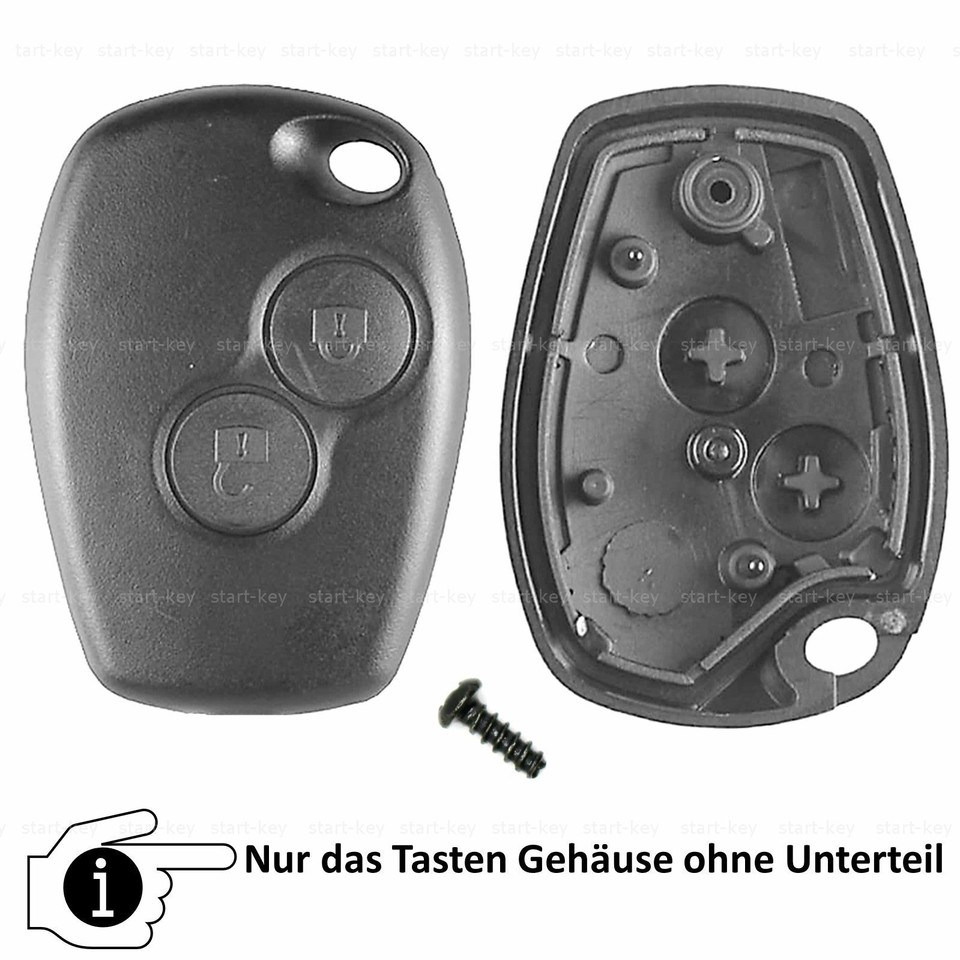 Schlüssel Ersatz Tasten Gehäuse Für Renault Twingo, Kangoo