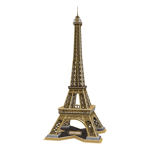 3D Puzzle EIFFEL TOWER PARIS NATIONAL GEOGRAPHIC 80 Pcs CubicFun - Picture 2 of 4
