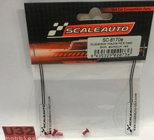 Scaleauto SC-8170E Holder Sleeve H 6Mm Red Aluminum Hexagonal Head