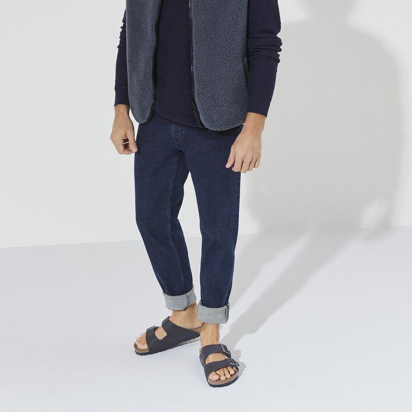 Birkenstock Men's Arizona Vegan Synthetics Regular/Wide Desert Dust