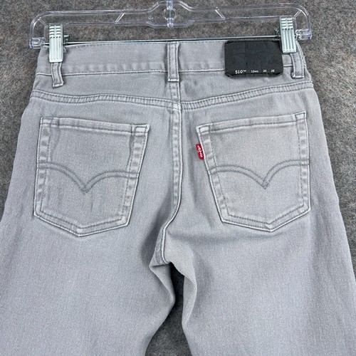Levi's 510 Jeans Boys 12 Reg 26x26 Blue Skinny Straight Medium Wash Denim - Picture 9 of 14