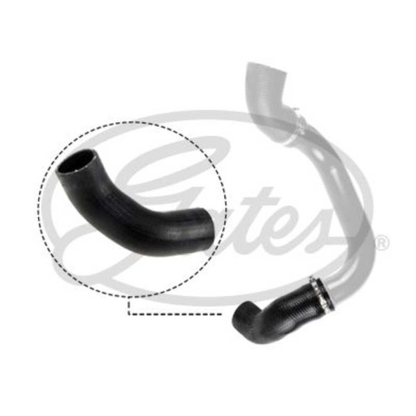 Gates Ladeluftschlauch Passend FüR Fiat Stilo 192 1.9 D Multijet 09-0498-image