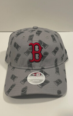 Womens Boston RedSox  2018 World Series Gray Adjustable Hat
