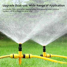 360° Lawn Sprinklers Irrigation System Garden Grass USA Automatic Watering Spray