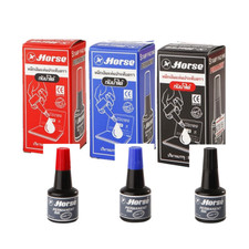 30cc Stamp pad refill ink waterproof type Permanent Red Black Blue