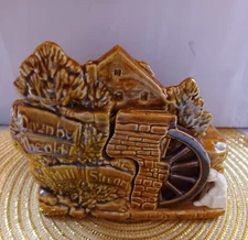 Vintage McCoy Down by the Old Mill Stream Planter