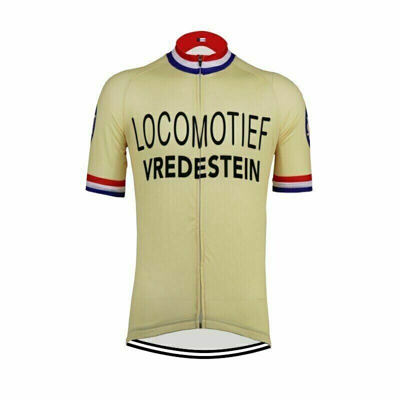 Mens Cycling Jersey Summer Bike Jersey Bicycle Tops Retro Team Bicycle