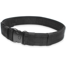 MILITARY UTILITY BELT black quick release no metal prison police security check 