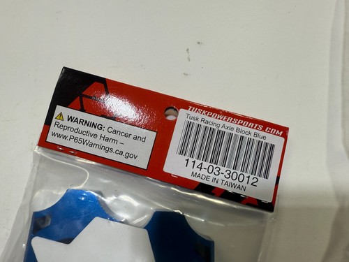 Tusk Aluminum Axle Blocks Blue YAMAHA YZ250F 2012-2025 and other parts - Foto 8 di 12