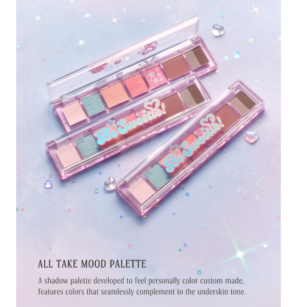 Peripera All Take Mood Palette #101.BESWEETIE 2024 Holiday