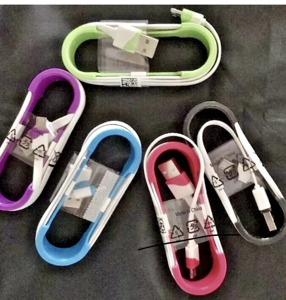 Lot Of 25   Micro USB Cable   for Android .3ft Color End - Image 3 of 3