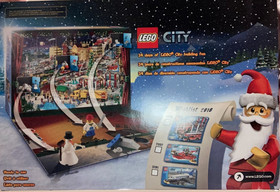 Lego City ADVENT CALENDAR  2824 mostly complete with tray & box