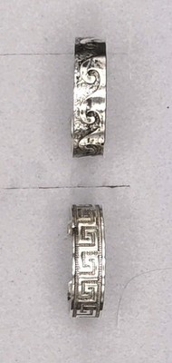 Ear Cuffs Sterling Silber Minimalist Design Makers Mark
