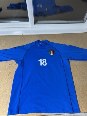 ITALY NATIONAL TEAM 2000/2001 HOME FOOTBALL SHIRT KAPPA SIZE L ADULT #18 FIORE