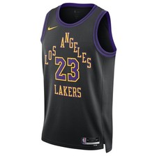 Nike LA Lakers NBA Swingman Jersey City Edition Lebron James DX8506-012