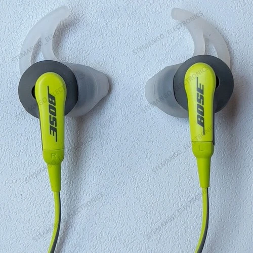 Bose SoundSport Wired Headphones Green + USB-C Adapter for iPhone 16 15 Samsung