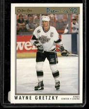 1991-92 O-Pee-Chee Premier #3 Wayne Gretzky UER Canada Cup Stats incorrect;