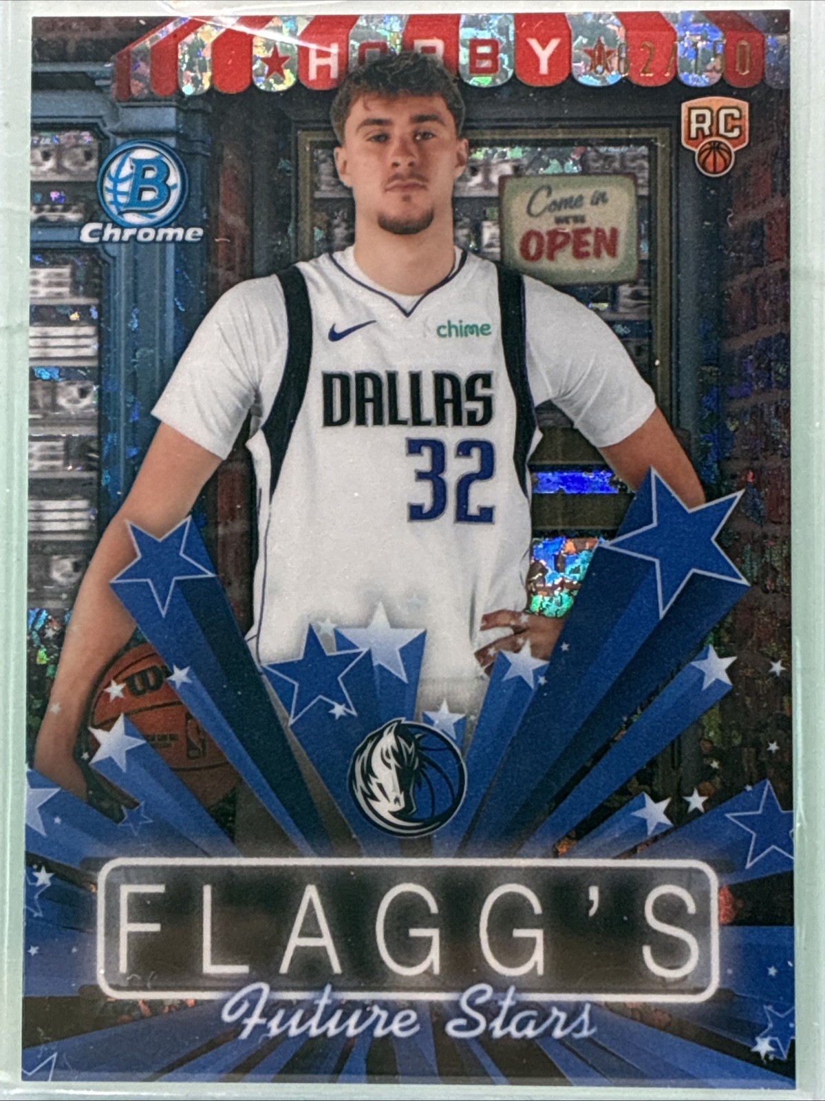 2025-26 Bowman - Cooper Flagg Hobby Stars #HS-3 Mini-Diamond Refractor /150 (RC)
