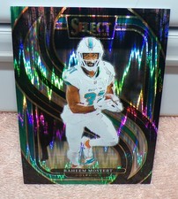QTY: 2024 Panini Select - Raheem Mostert - Premier Black & Green Shock #188