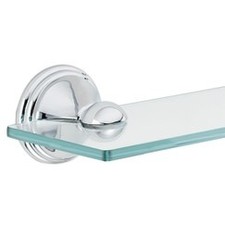Moen DN8490 Chrome Glass Shelf From The Preston Collection